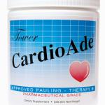 One jar of CardioAde® provides one person with a 30-day supply of C and lysine at a higher Pauling therapeutic dosage of 5,000 mg, or two people with a one-month supply at 2500 mg a day, each, which approaches Pauling's suggested minimum preventive dosage of 3,000 mg daily. 